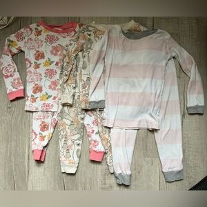 Three Sets of Toddler Pajamas Size 2T Burts Bees Kids
